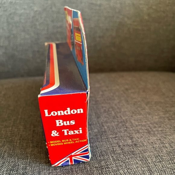 Diecast Genuine London Bus and London Taxi Set Mini Souvenir - Picture 6 of 8